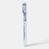 Plumes de sécheuse à aquarelle bleue (Côté gauche)