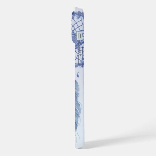 Plumes de sécheuse à aquarelle bleue (Côté gauche)