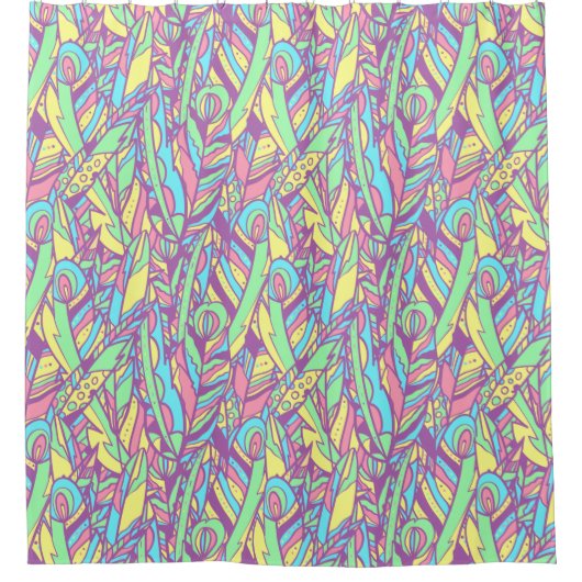 Plumes décoratives Douche rideau (Devant)