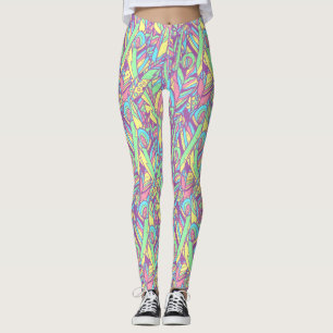Plumes décoratives Leggings
