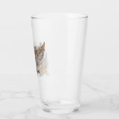 Plumes d'or - Coupe de verre (Gauche)