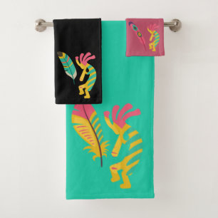 Plumes du sud-ouest Ensemble de serviettes de bain