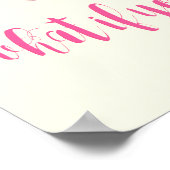 Plumes - Et si je tombe ? Affiche inspirante (Coin)