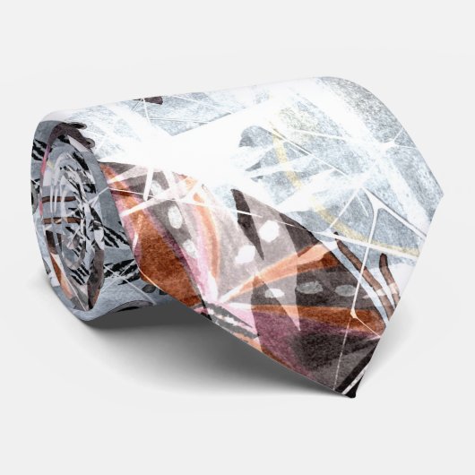 Plumes, ethnique, boho . cravate (Roulé)