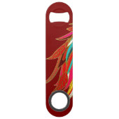Plumes Exotiques Rouges (Dos)