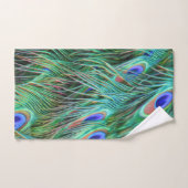 PLUMES FANTAISISTES DE PAON (Serviette à main)