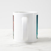 Plumes fractales Jumbo Mug (Dos)