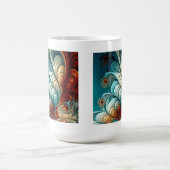 Plumes fractales Mug classique, 15 oz (Centre)