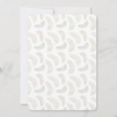 Plumes Le Baby shower Nest Invitation (Dos)