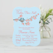 Plumes leur nid Invitation de douche aux oiseaux (Debout devant)