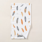 Plumes Luxe Collection Tendance Bohème (Serviette à main)