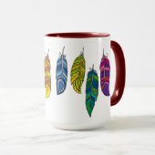 Plumes Mug (Devant droit)