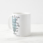 Plumes Mug Psaume 91:4 Sous Ses Ailes (Devant gauche)