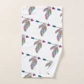 plumes ornementales de style boho suspendues (Serviette à main)