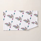 plumes ornementales de style boho suspendues (Serviette à main)