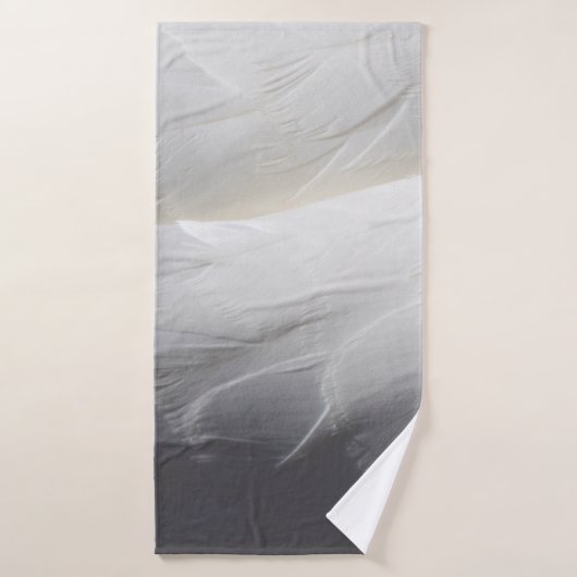 Plumes plumage de cygne blanc (Serviette de bain)
