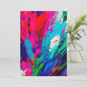 Plumes roses Carte DoigtInvitation