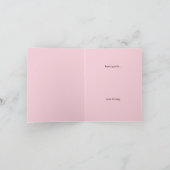 Plumes roses chiches Merci personnalisé (Intérieur)