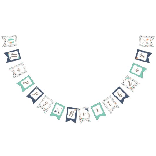 Plumes tribales de flèches de Boho de bannière de (Tout)