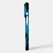 Plumes van Blue Smoke Custom op Black Case-Mate iPhone Case (Achterkant / Links)