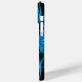 Plumes van Blue Smoke Custom op Black Case-Mate iPhone Case (Achterkant / Links)