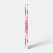 Plumes van Red Smoke Custom op White Samsung Galaxy Hoesje (Linkerkant)