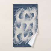 Plumes volantes blanches (Serviette à main)