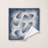 Plumes volantes blanches (Gant de toilette)