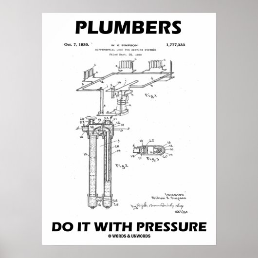 Plummers doen het met drukverschil tussen Hoffman  Poster (Voorkant)