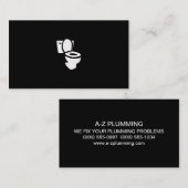 Plummers Visitekaartje (Voorkant / Achterkant)