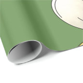 Plump Bee Glossy Wrapping Paper Cadeaupapier (Rol Hoek)