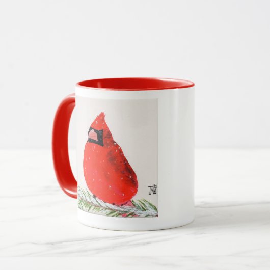 Plump Cardinale Mok door JML (Voorkant links)