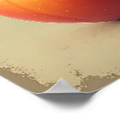 Plump Nectarine Fruit Art Print (Hoek)