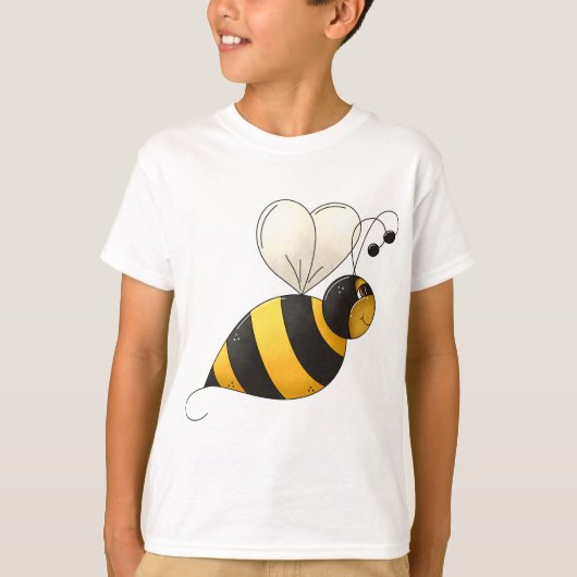 Plump Winged Bumble Bee T-shirt (Voorkant)