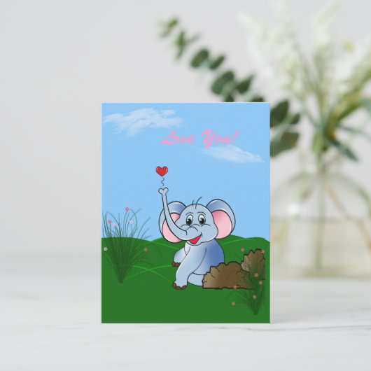 Plumpy Love Briefkaart (Staand voorkant)