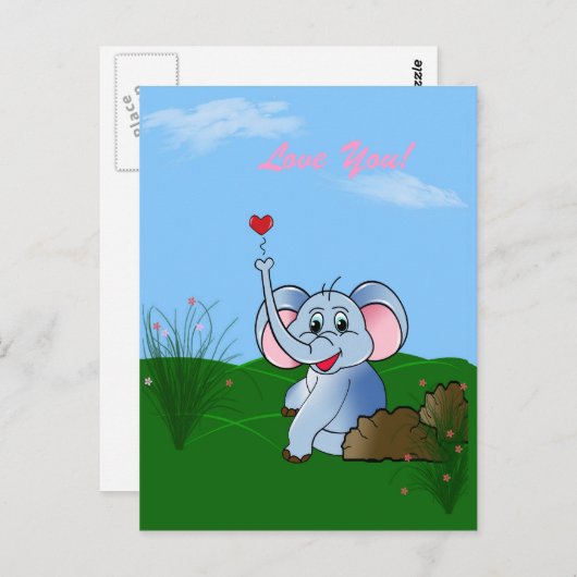 Plumpy Love Briefkaart (Voorkant / Achterkant)