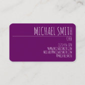 Plums Ripe Summer Paars Plum Fruit Canning Chef Visitekaartje (Achterkant)