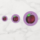 Plums Ripe Summer Paars Plum Fruit Print Confetti (Voorkanten)