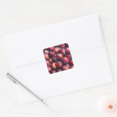 Plums Vierkante Sticker (Envelop)