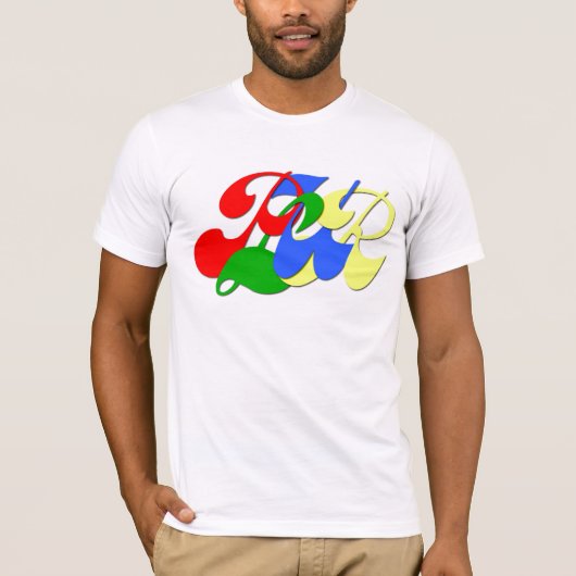 PLUR Mannen Birt Canvas T-Shirt (Voorkant)