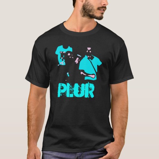 "PLUR" T-SHIRT (Voorkant)