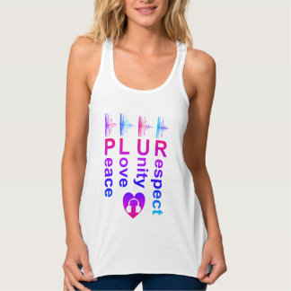 PLUR (Vrede Liefde Eenheid Respect) Tanktop
