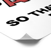 Plus Bacon Funny Poster (Coin)