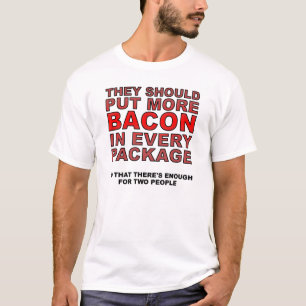 Plus Bacon Funny Tshirt