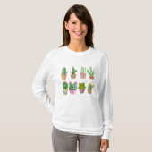 Plus Cactus Print T-shirt (Voorkant volledig)