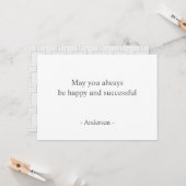 Plus Carte de voeux Motif de surface intégrée (Devant/Arrière en situation)