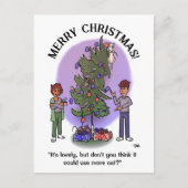 Plus Carte postale de Noël de chat (Devant)