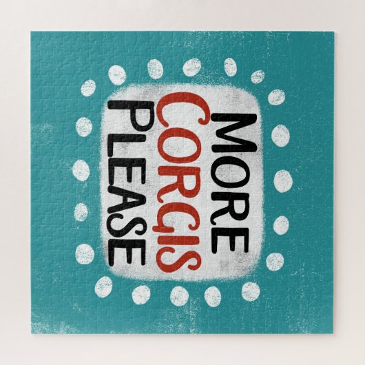 Plus Corgis S'Il Vous Plaît Puzzle (Horizontal)