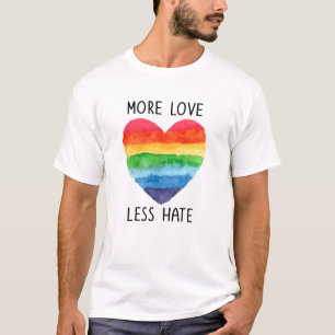 Plus d'amour moins de T-shirt de haine