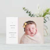 Plus d'amour, plus de joie | Faire-part de naissan (Debout devant)